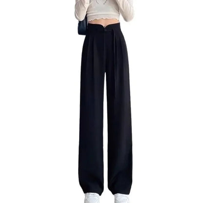 High Waist Casual Wide Leg Pants