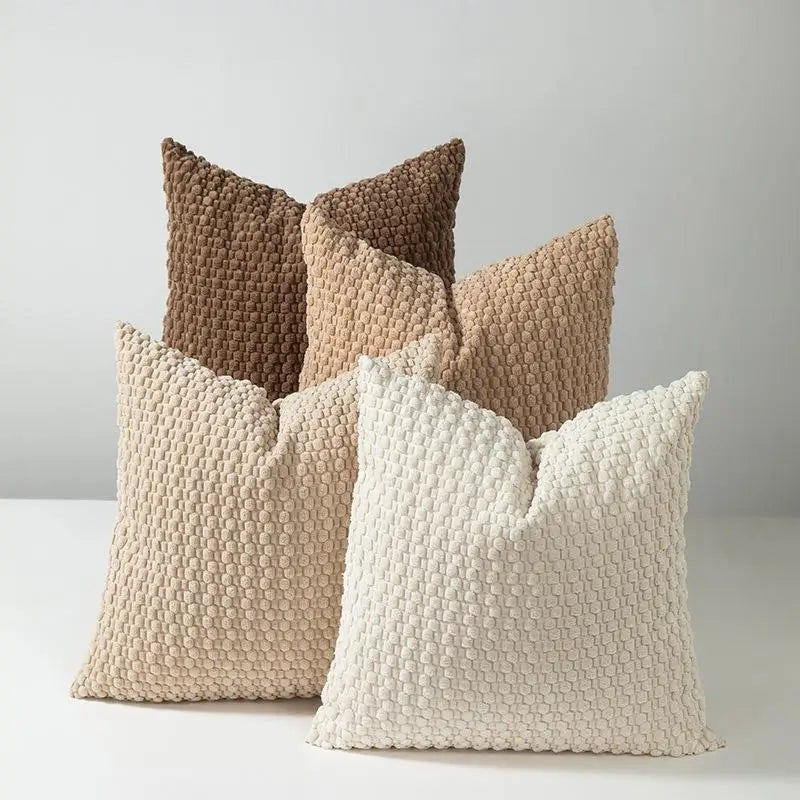 Soft velvet double-sided design sofa cushion cover