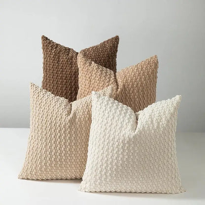 Soft velvet double-sided design sofa cushion cover
