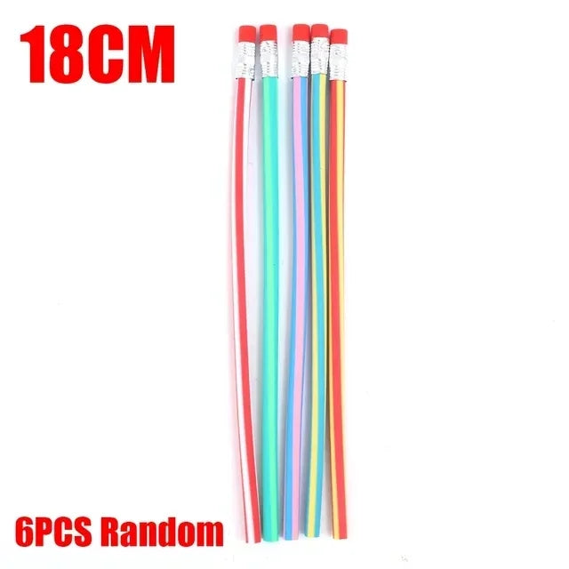 Colorful Magic Bendy Flexible Cute Soft Pencil with Eraser