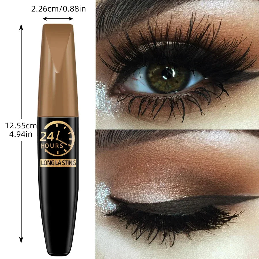 5D Eye Black Mascara Waterproof Lengthens Eyelashes