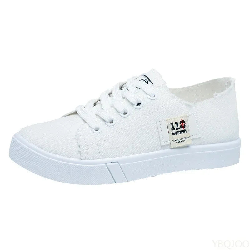 Canvas Sports Flat Light Sneakers