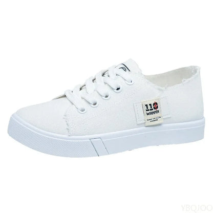 Canvas Sports Flat Light Sneakers