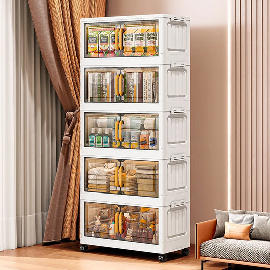 Double-door living room storage cabinet