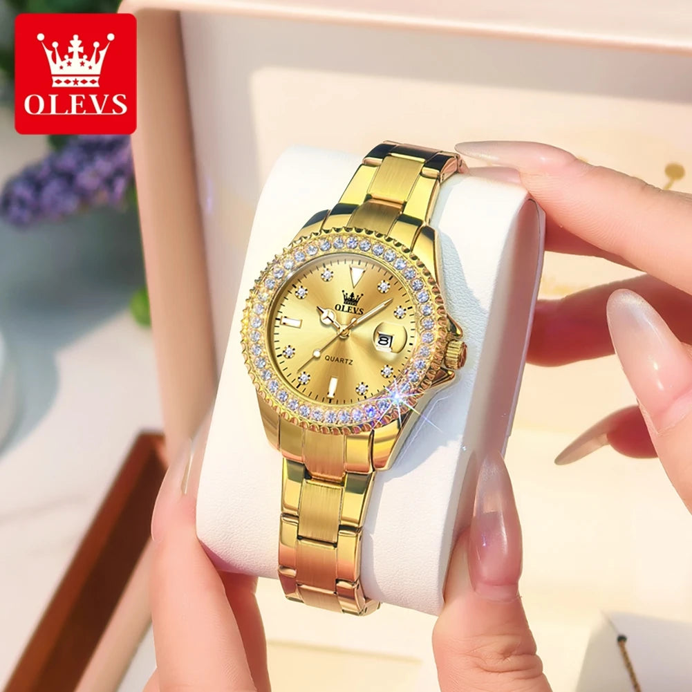 Elegant Original Quartz Waterproof Luminous Automatic Date Watch