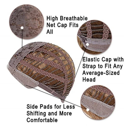 Synthetic Hair Short Curly Wigs