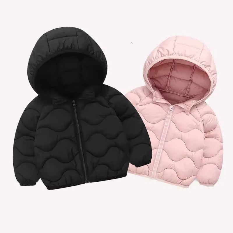 Lightweight Down Winter Warm Outerwear Hooded Long-Sleeved Cotton Jackets