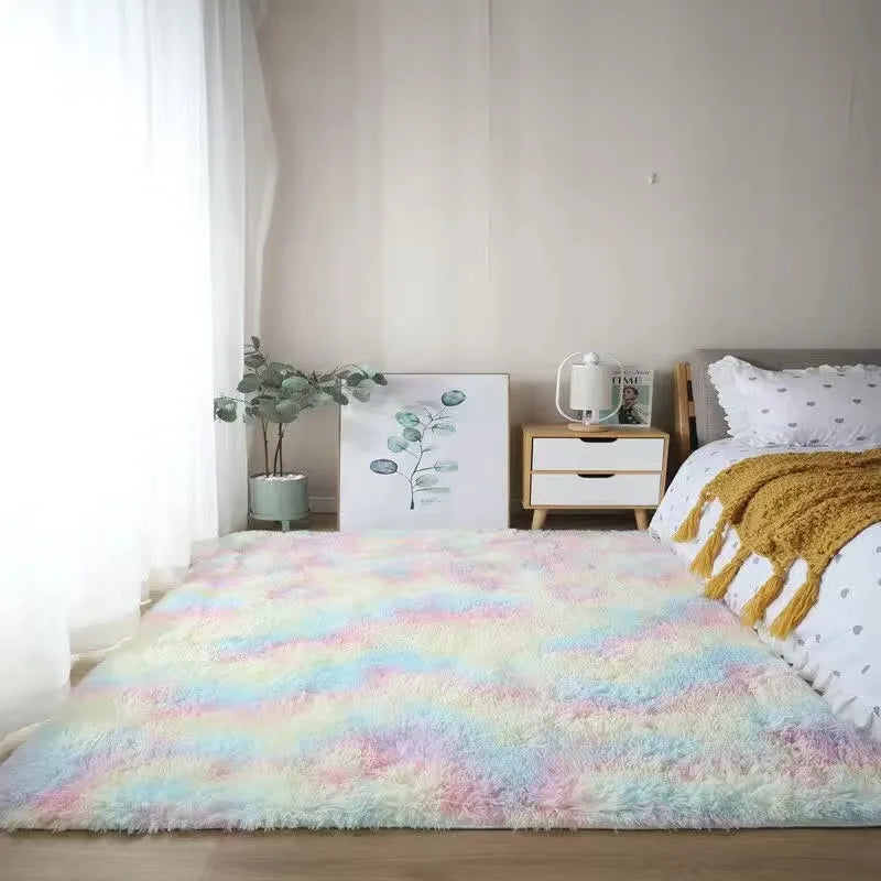 Pink Kids Carpet For Girls Bedroom