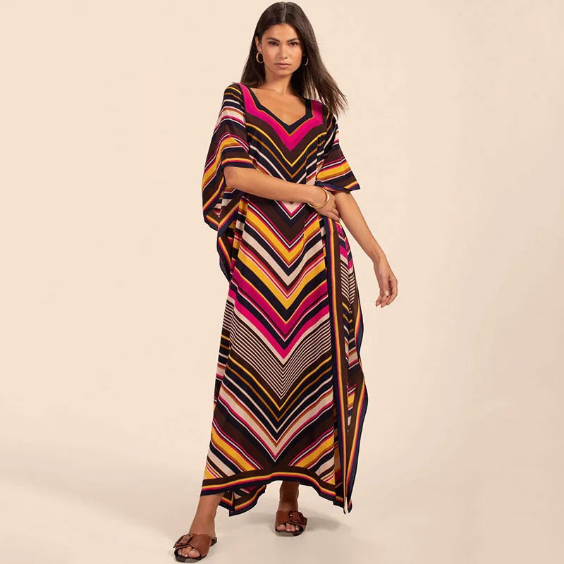 Kaftan Dress Over Size Beach Dress Cover Up