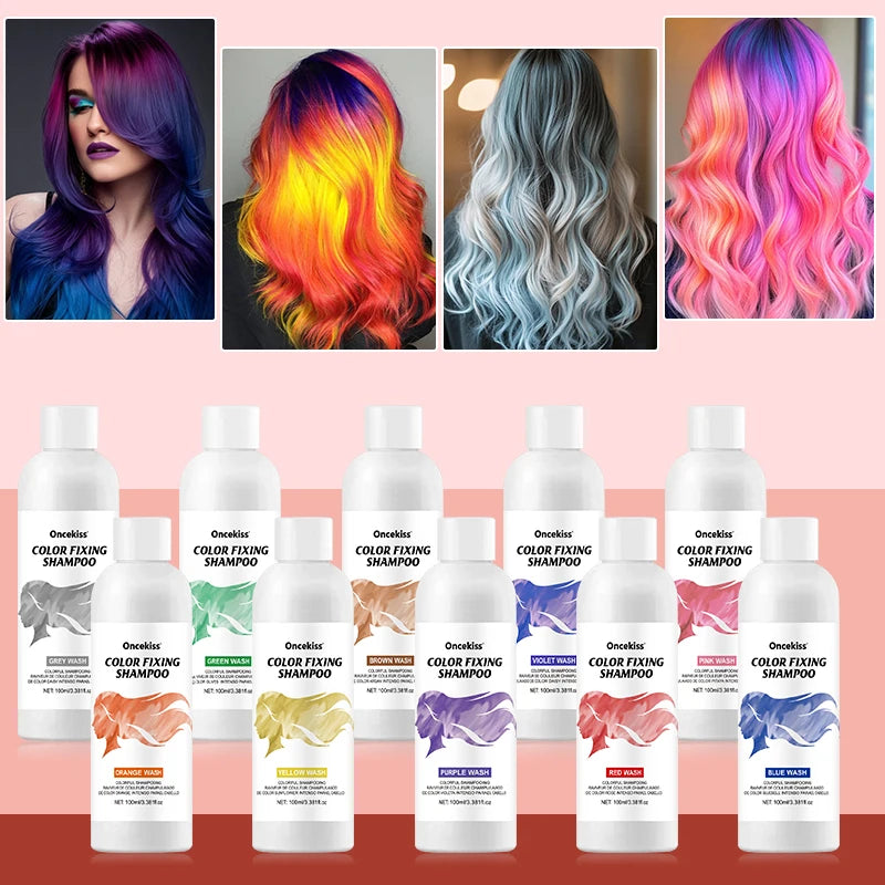 Semi-permanent Hair Color Dye Shampoo Unisex