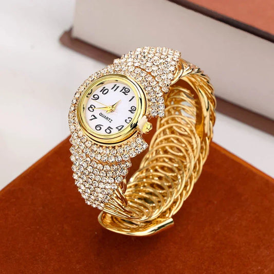 Diamond Gold Rhinestone Watches