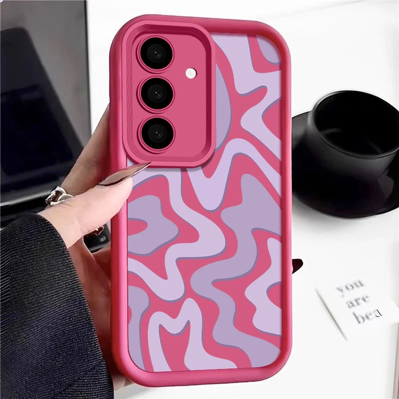 Striped Pattern Phone Case For Samsung Galaxy