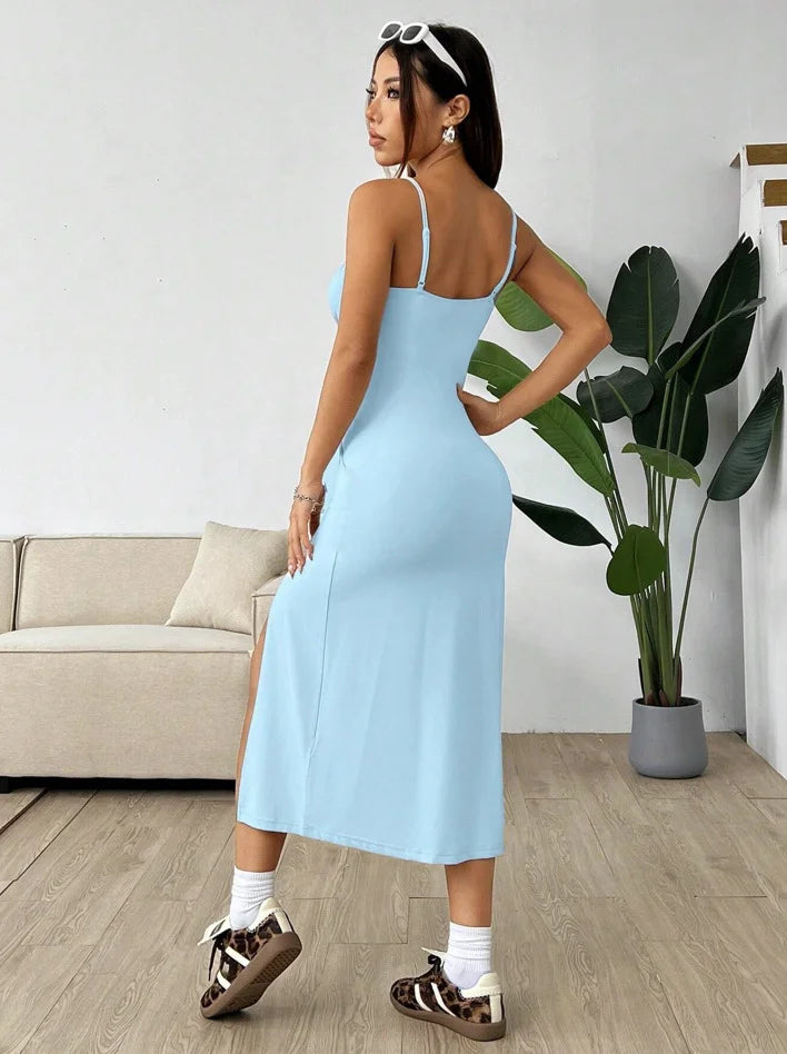 Slit Cami Dress Your Daily Essential