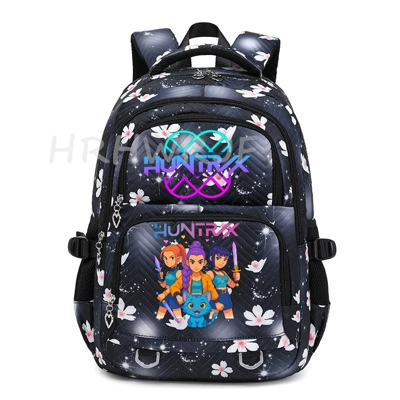 K-pop Demon Hunters Backpack Girls Boys Youth School Bags