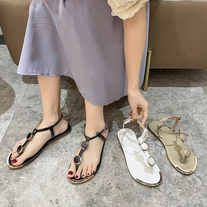 Casual Flat Flip Flops Open Toe Sandals