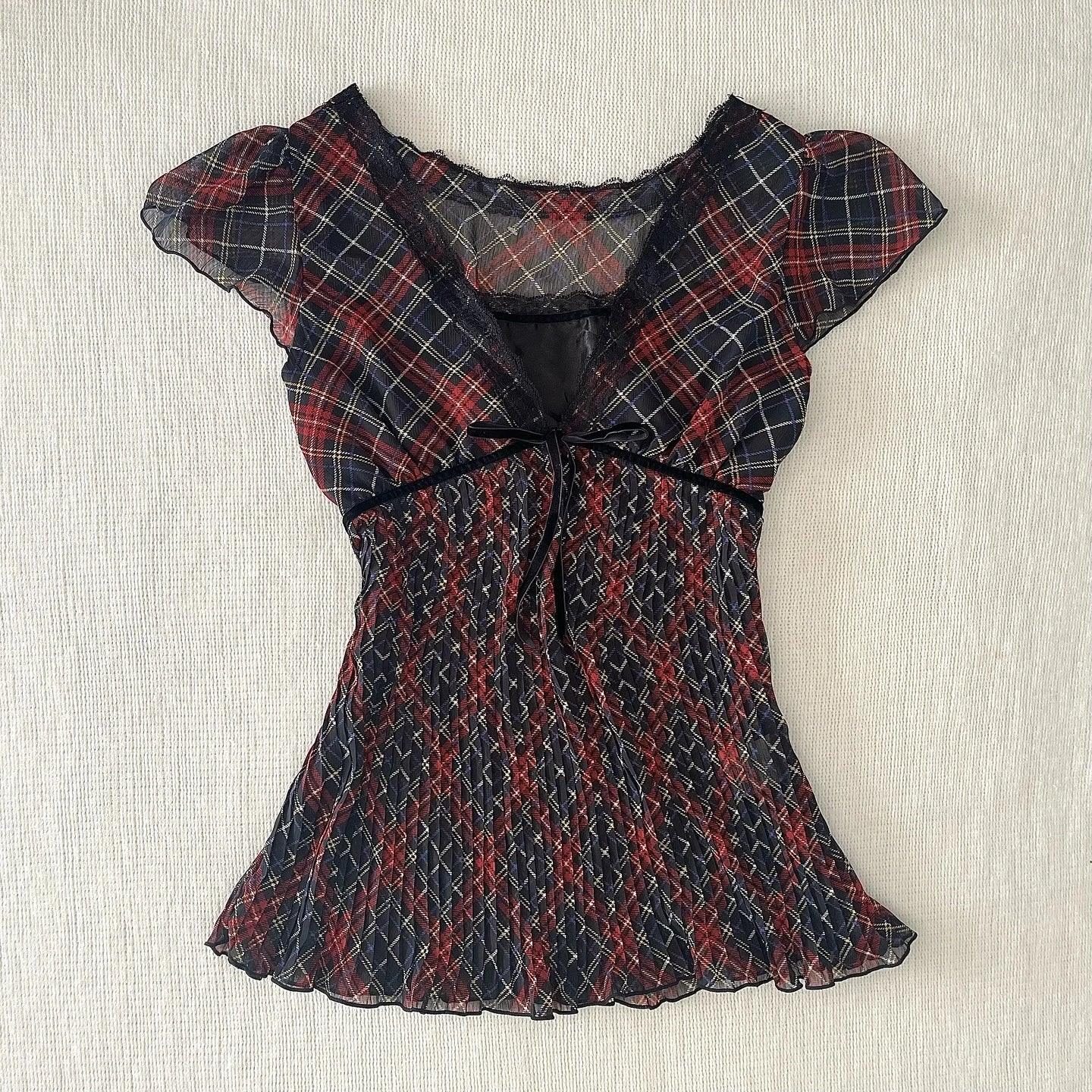 Pleated Tees Sexy Girl Slim Fit Tees Shirt