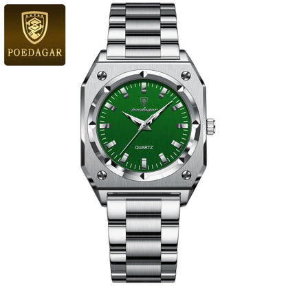 Elegant  Waterproof Stainless Steel Luminous Quartz Watches