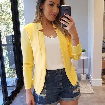 Autumn and winter elegant slim fit casual Jacket