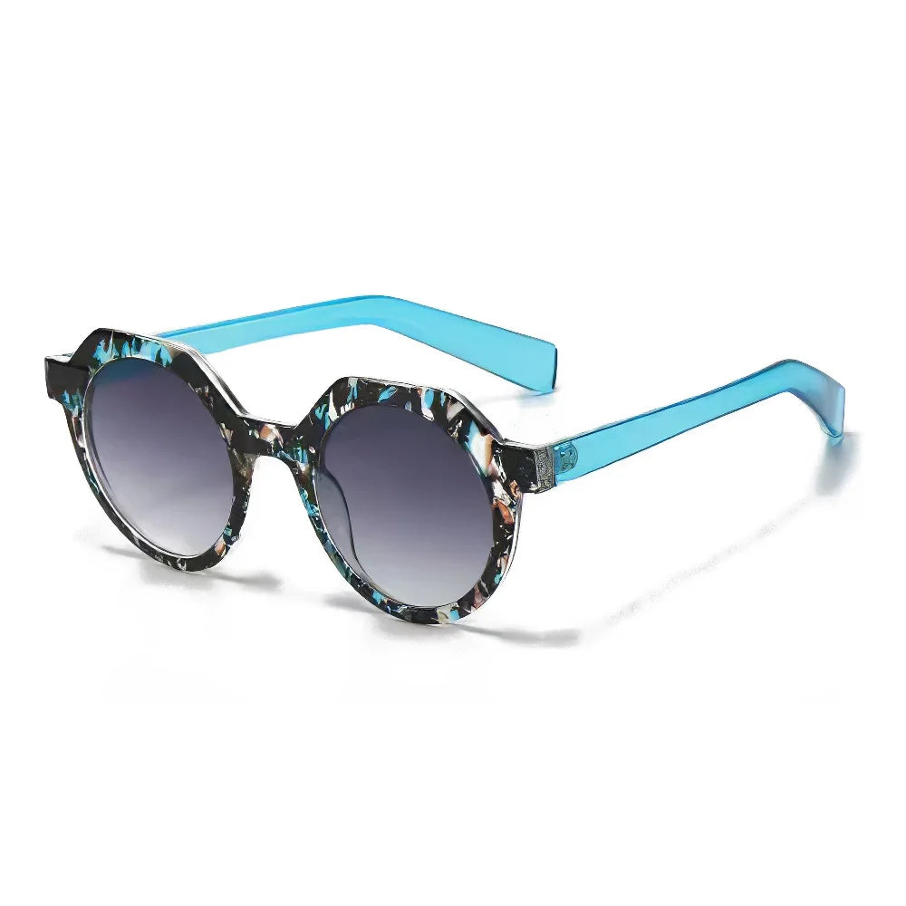 Retro Frame Blue Light Blocking UV400 Sun Glasses