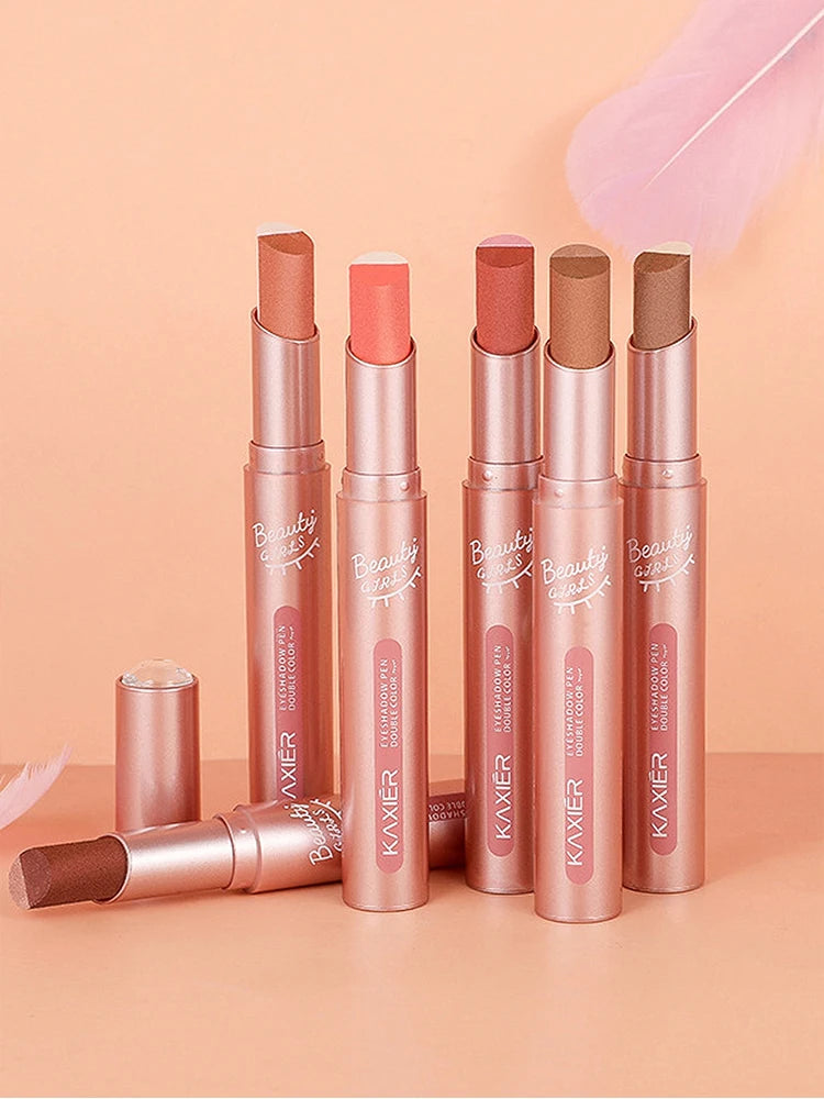 Gradient two-color eye shadow pen waterproof