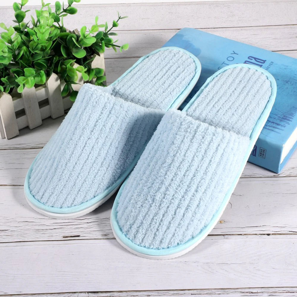 1Pair Winter Warm plush Slippers