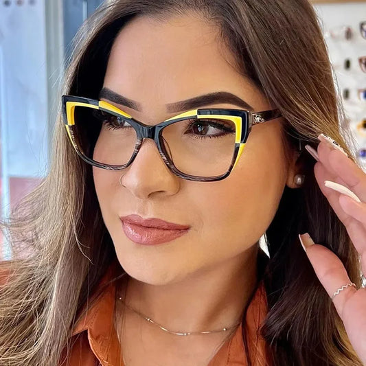 Vintage Square Cat Eye Rectangle Sunglasses