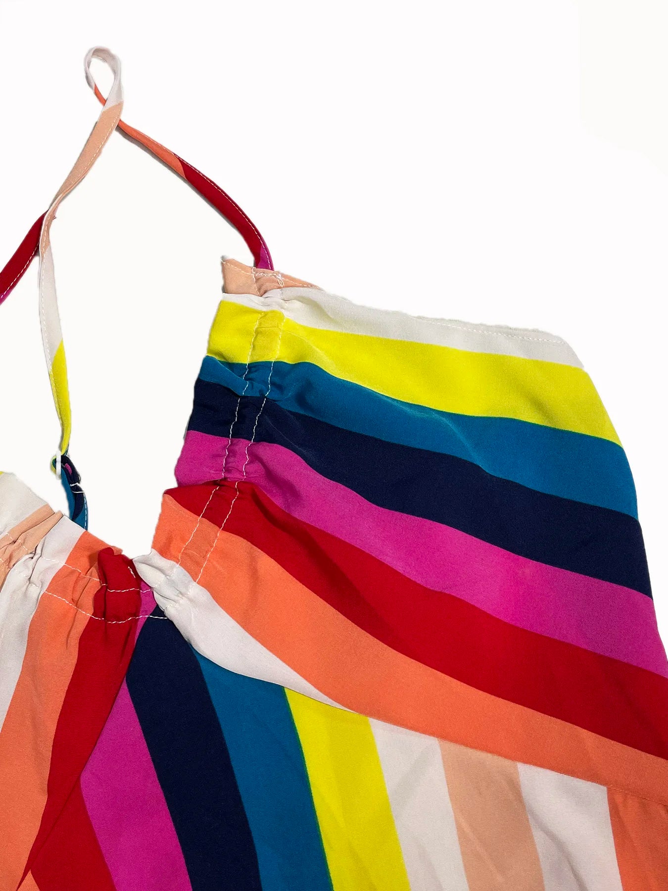 Backless Split Thigh Boho Dress