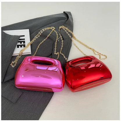 DANA Golden Acrylic Hobo Bags