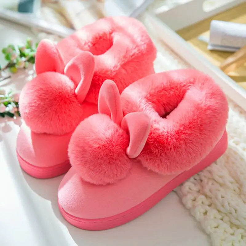 DANA Faux Rabbit Fur Indoor Slipper