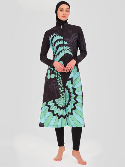 3PCS/Set Muslim Modest Burkini Swimming Suit
