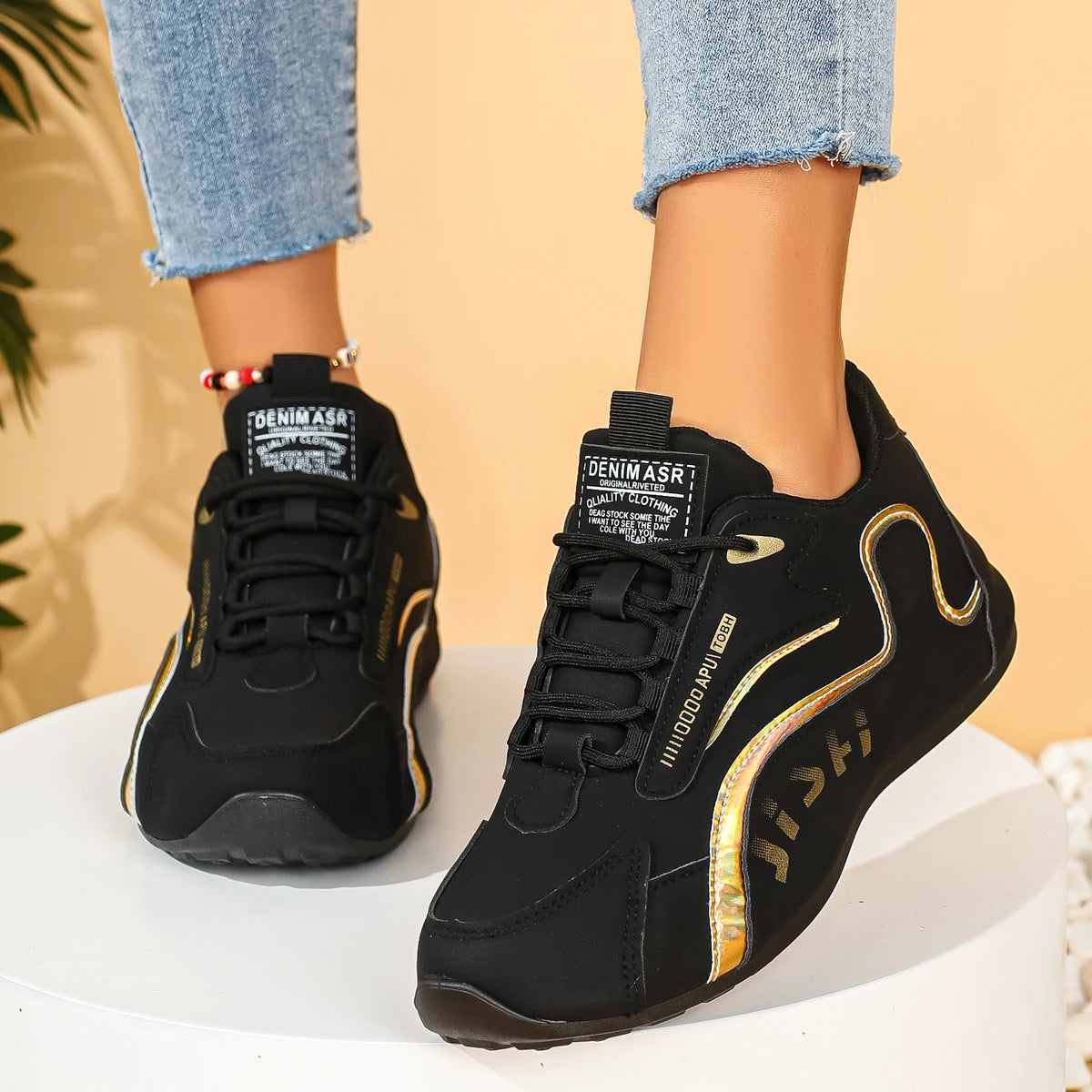Shoes with Inner Height Adjustment Suitable for All Seasons Plus Sizes Sneakers