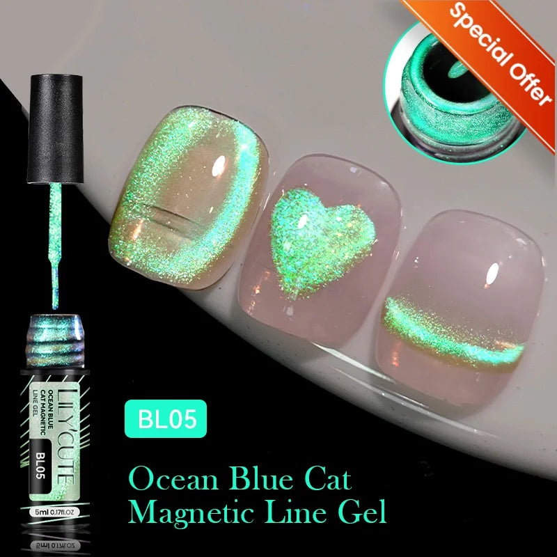 Gold Sliver Metallic Liner Gel Nail Polish