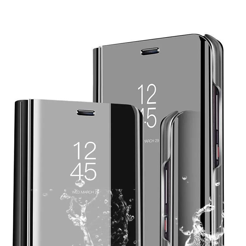 Samsung Galaxy Luxury Smart Mirror Magnetic Flip Leather Phone Cases