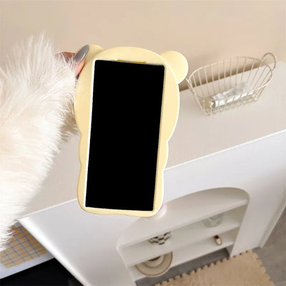 Kawaii Bear Phone Case Samsung Galaxy Cartoon Soft Silicone Cover