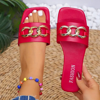 Rome Designer Flat Soft Sole Sexy Slippers