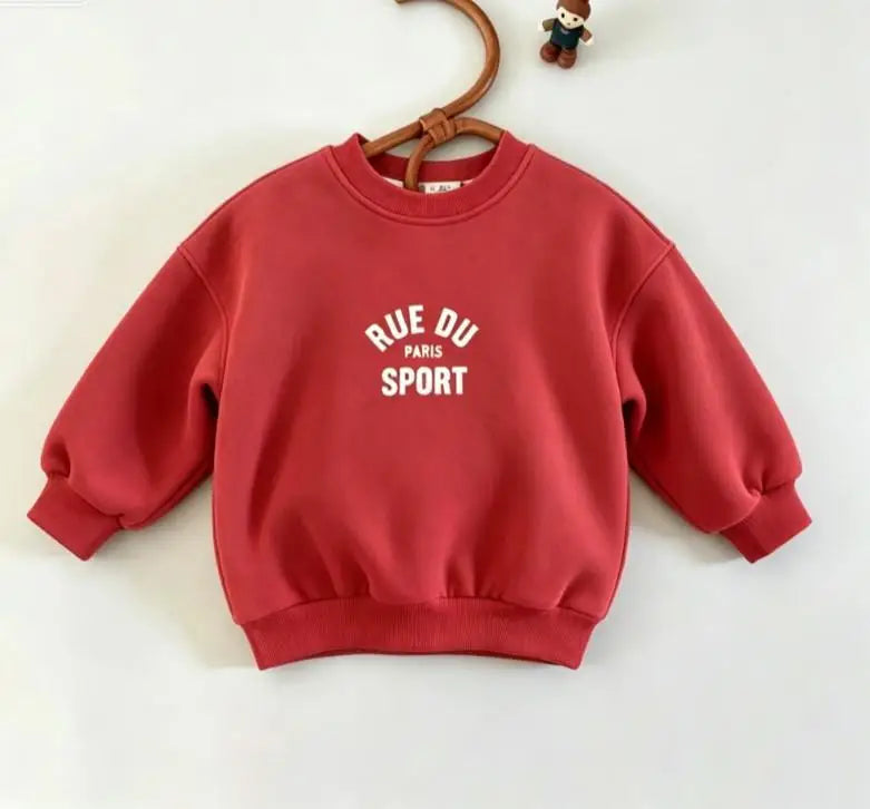 Toddler Sweatshirt With Stylish Print Soft Sport Clothing Pullover Hoodies