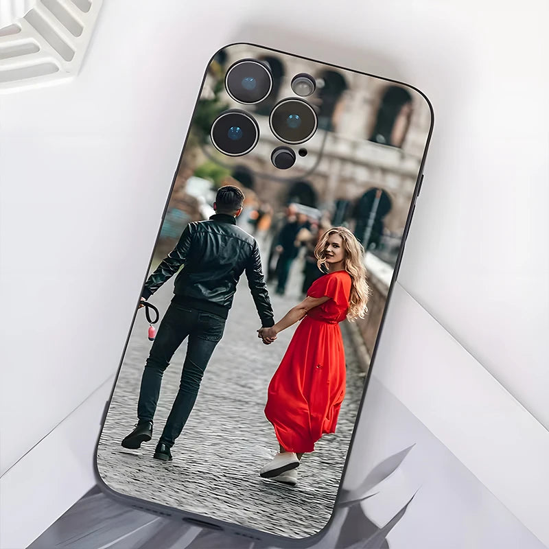 For iPhone 17 Max Air Mini 6 7 8 Plus DIY Custom Photo Shockproof Soft Case