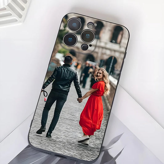 For iPhone 17 Max Air Mini 6 7 8 Plus DIY Custom Photo Shockproof Soft Case