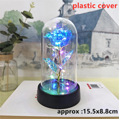 LED Galaxy Three Rose Artificial Flowers