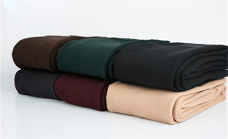 8 Colors S-XXL Winter Warm High Waist Thick Velvet Legging