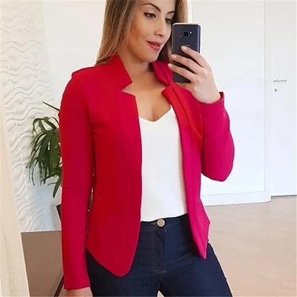 Autumn and winter elegant slim fit casual Jacket