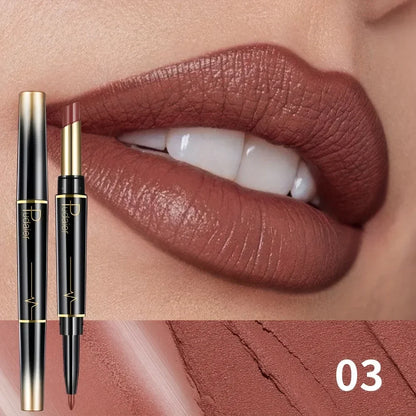 Double-Ended Lip Liner Lipstick Pencil Moisturizing