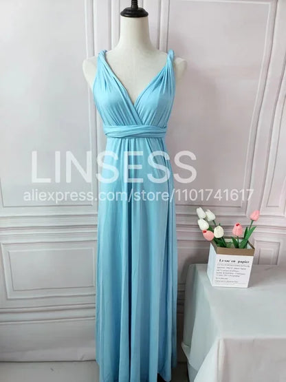 Rust Bridesmaid Dress Infinity Multiway Maxi Bridesmaid Dress