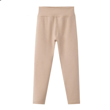 3/1 Piece Set For Autumn And Winter Medium High Waist Thick Leggings