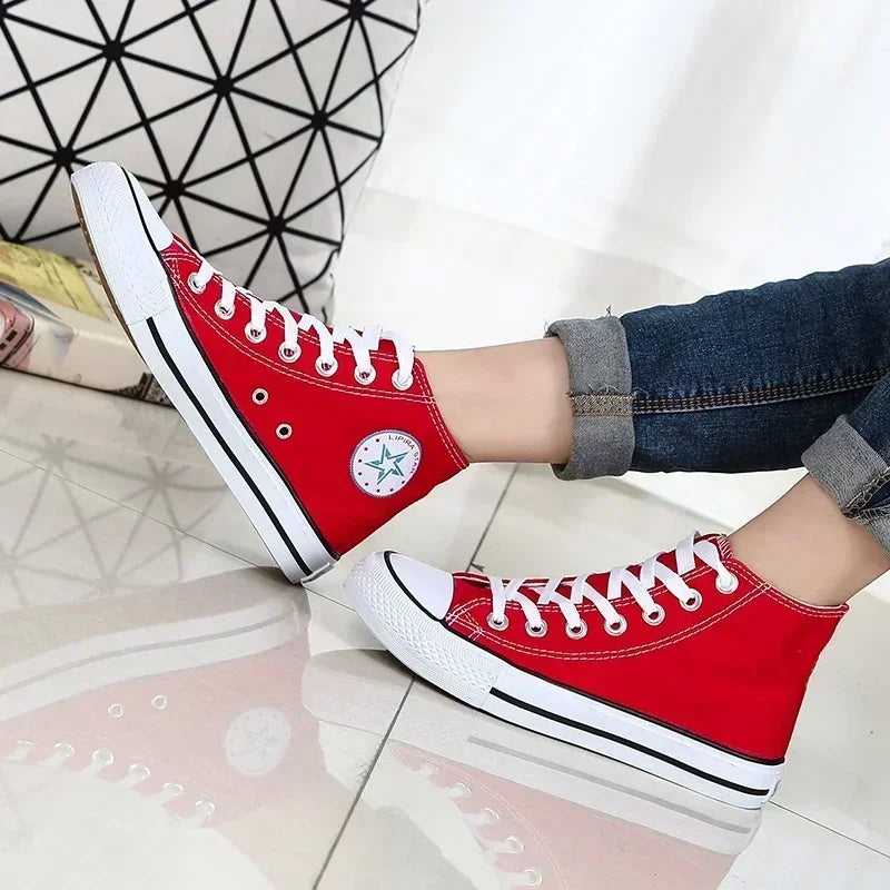 Classic High Top Sports Canvas Walking Sneakers