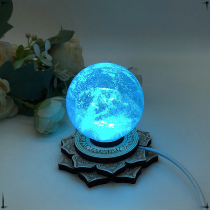 LED 3D Night Light Lotus Tower Shape Home Decoration
