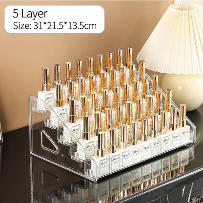3/4/5/6/7 Layers Acrylic Nail Polish Display Organizer