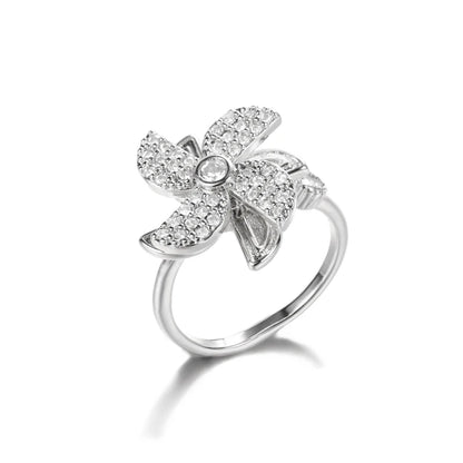 DANA Zircon Four Leaf Clover Rings