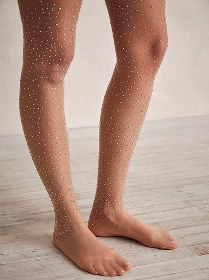 Diamond Pantyhose Sexy Shiny Slim Rhinestone Mesh Nylon Socks