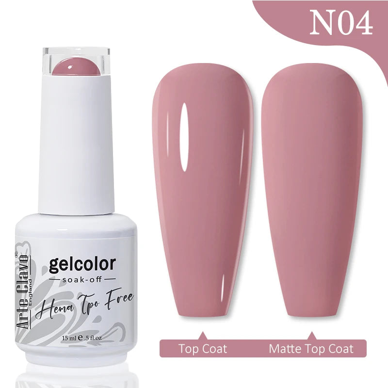 Red Brown Color Gel Nail Polish